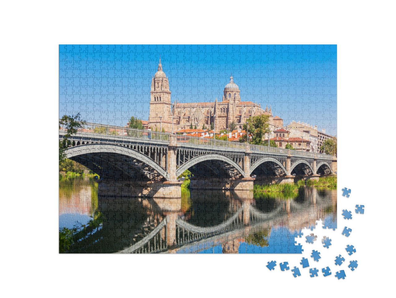 Salamanca Cathedral is a Late Gothic & Baroque Catedral i... Jigsaw Puzzle with 1000 pieces