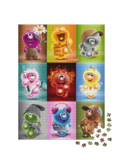 Gelini Collage Jigsaw Puzzle with 1000 pieces