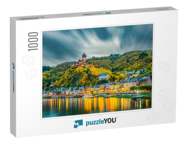 Cochem, Germany, Beautiful Historical Town on Romantic Mo... Jigsaw Puzzle with 1000 pieces