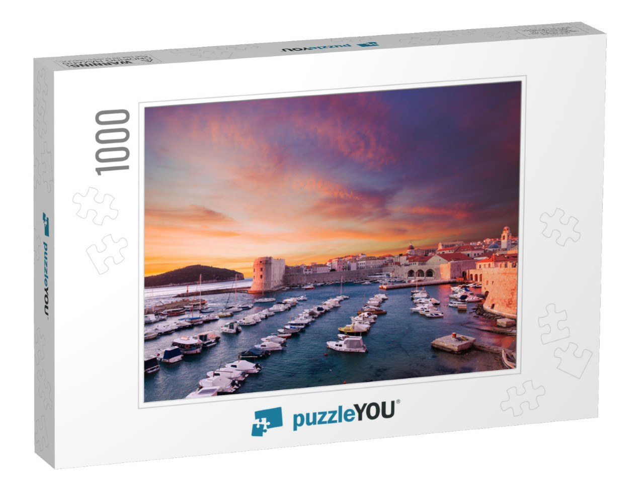 City Port in Dubrovnik. Croatia... Jigsaw Puzzle with 1000 pieces