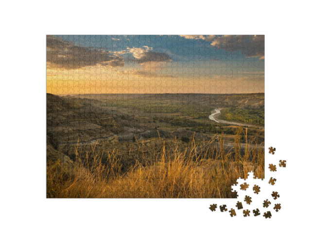 North Dakota Sunrise... Jigsaw Puzzle with 1000 pieces