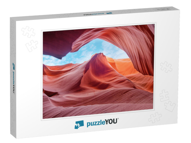 Colorful & Magical Canyon Antelope, Arizona Usa... Jigsaw Puzzle
