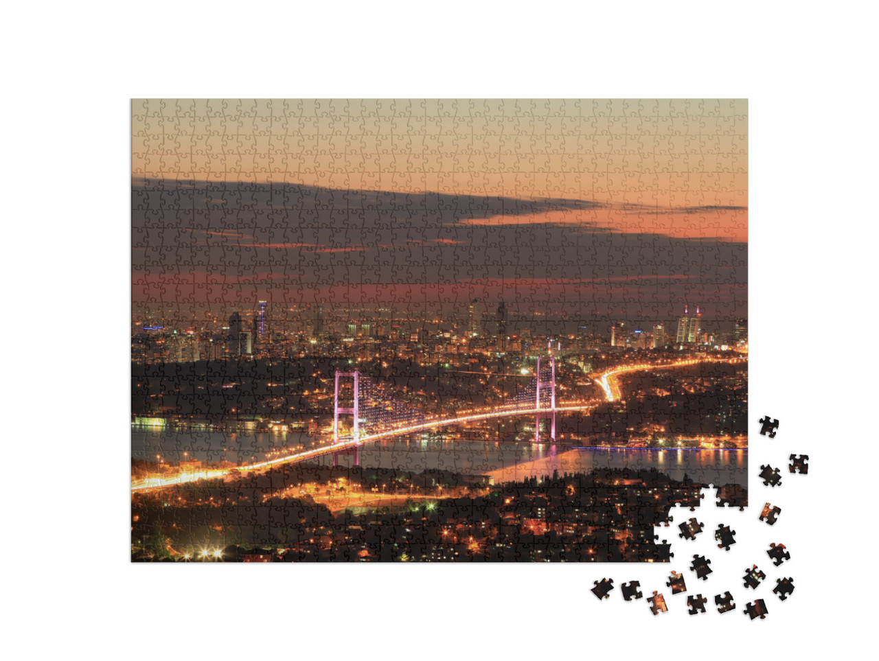 Bosphorus Bridge... Jigsaw Puzzle with 1000 pieces