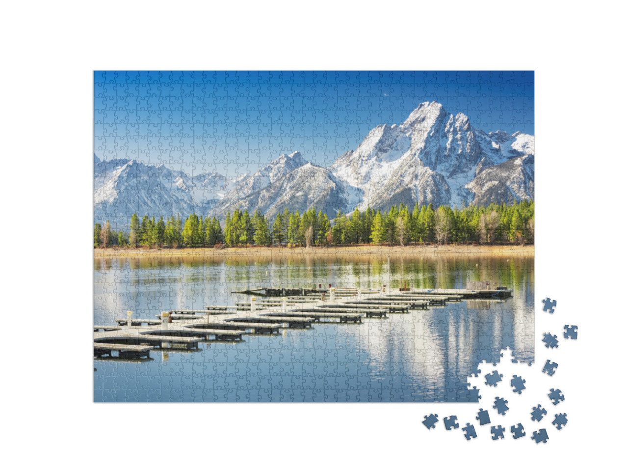 Grand Teton National Park, Wyoming, United States of Amer... Jigsaw Puzzle with 1000 pieces