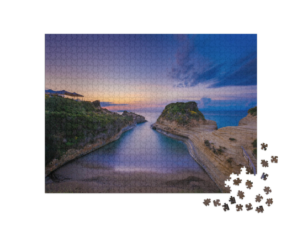 Canal Damour, Corfu, Sidari, Greece... Jigsaw Puzzle with 1000 pieces