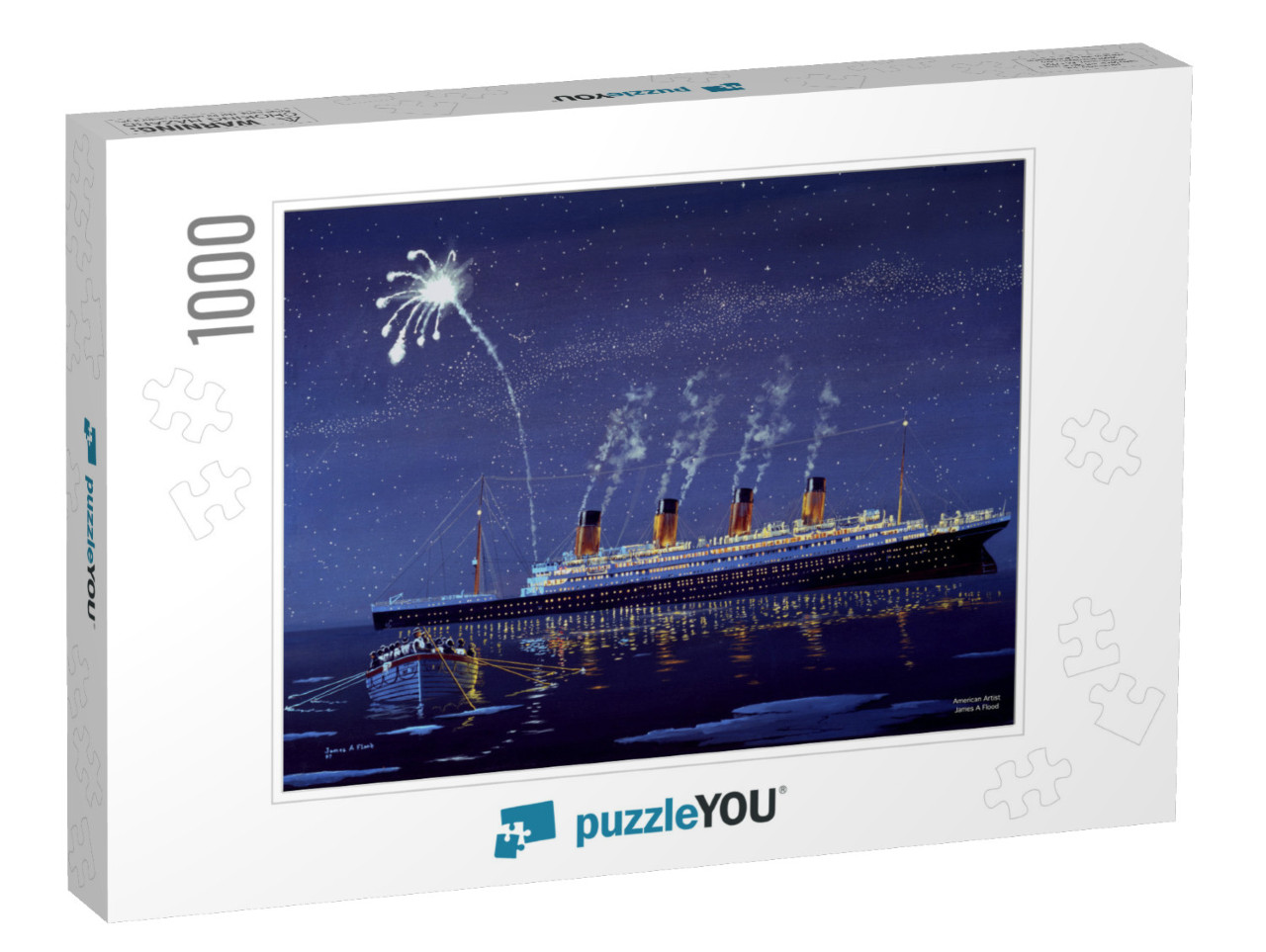 Titanic Sinking Jigsaw Puzzle with 1000 pieces