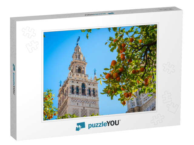 Giralda & Orange Tree Courtyard, Its the Name G... Jigsaw Puzzle