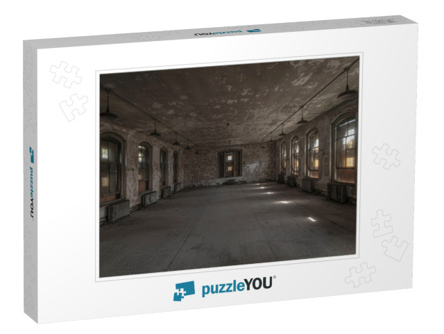 Ellis Island Abandoned Hospital Interior... Jigsaw Puzzle