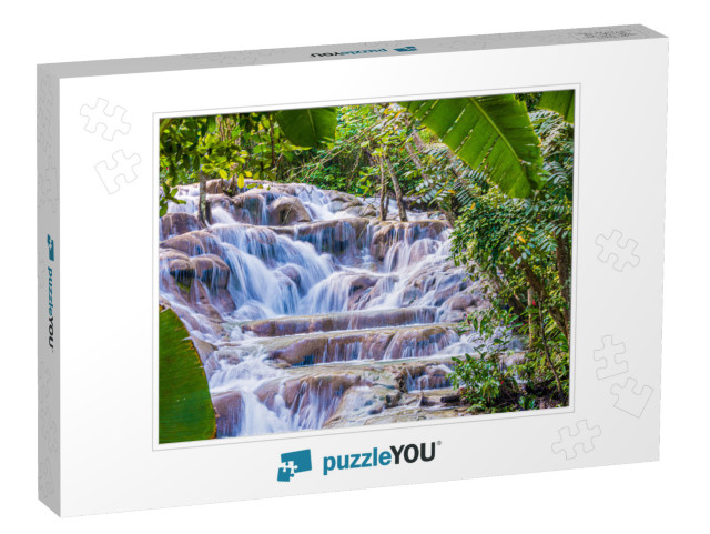 Dunns River Falls in Ocho Rios, Jamaica... Jigsaw Puzzle