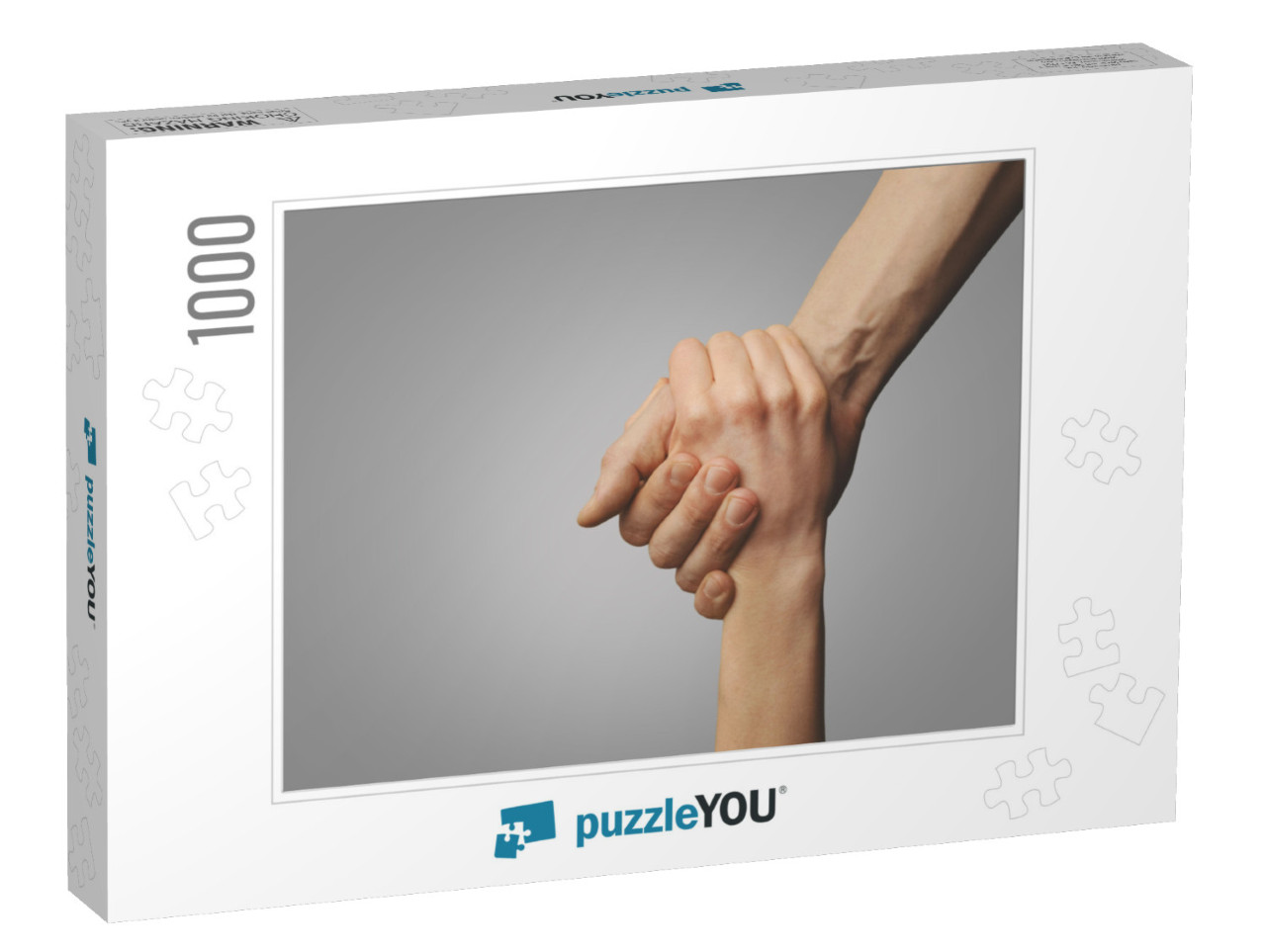 Help Friend Through a Tough Time. Rescue Gesture. Support... Jigsaw Puzzle with 1000 pieces