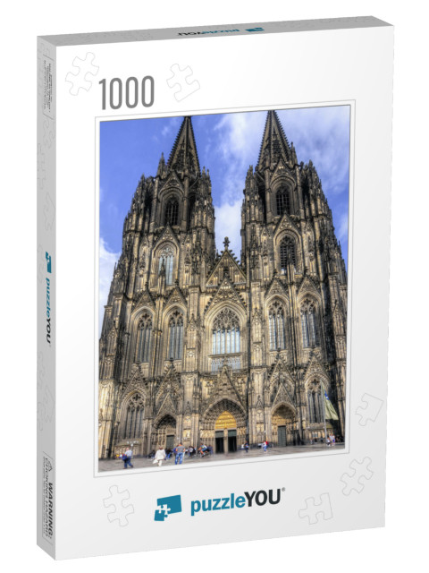 Cologne Cathedral Facade & Towers, Germany... Jigsaw Puzzle with 1000 pieces