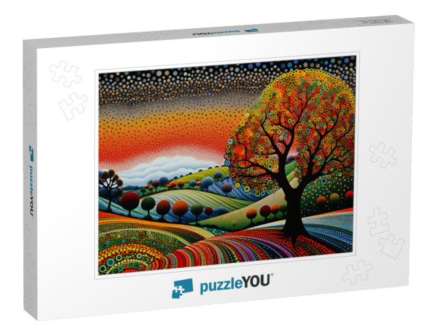 Colorful Countryside Jigsaw Puzzle