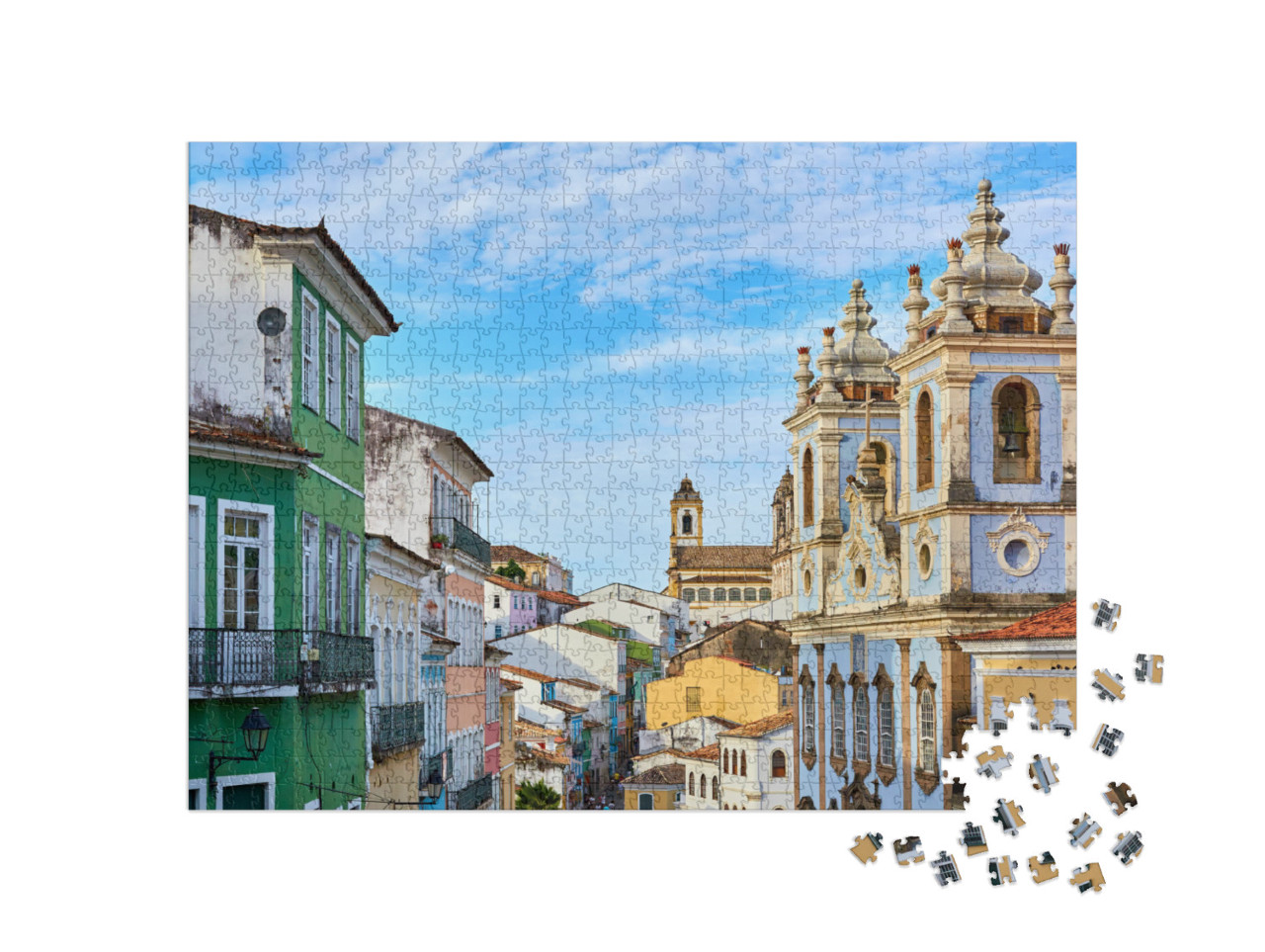 Pelourinho - Salvador Bahia - Brazil... Jigsaw Puzzle with 1000 pieces