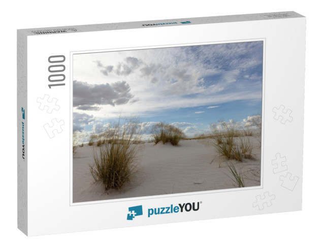 White Sands National Monument in New Mexico... Jigsaw Puzzle with 1000 pieces