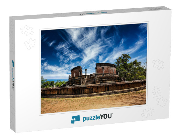 Ancient Vatadage Buddhist Stupa in Pollonnaruwa, Sri Lank... Jigsaw Puzzle