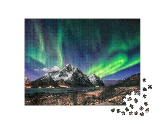 Visiting the Lofoten Islands During Winter Time is a Drea... Jigsaw Puzzle with 1000 pieces