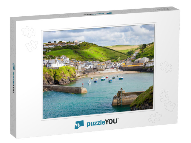 Fishing Village of Port Isaac, on the North Cornwall Coas... Jigsaw Puzzle