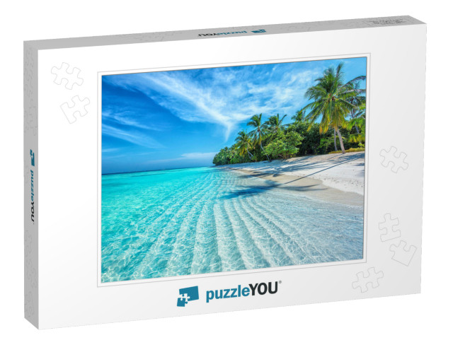 Maldives Islands Ocean Tropical Beach... Jigsaw Puzzle