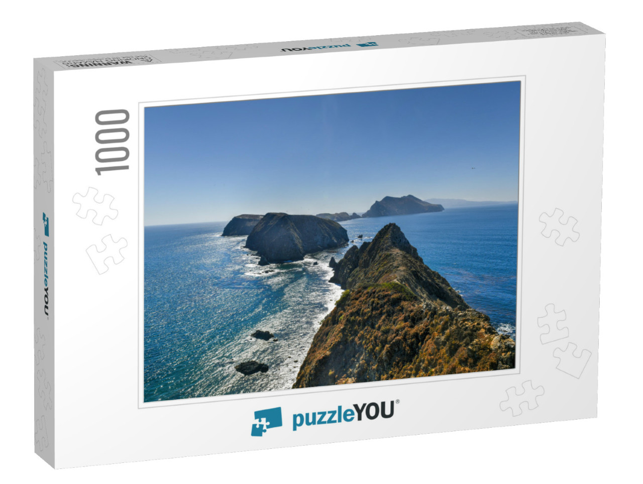 View from Inspiration Point, Anacapa Island, California i... Jigsaw Puzzle with 1000 pieces