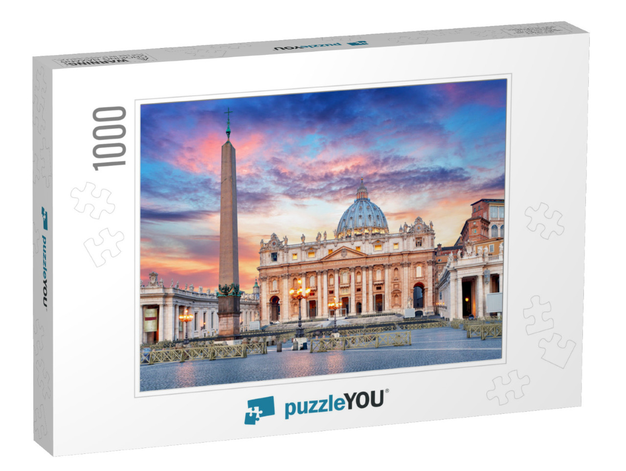 Vatican, Rome, St. Peters Basilica... Jigsaw Puzzle with 1000 pieces