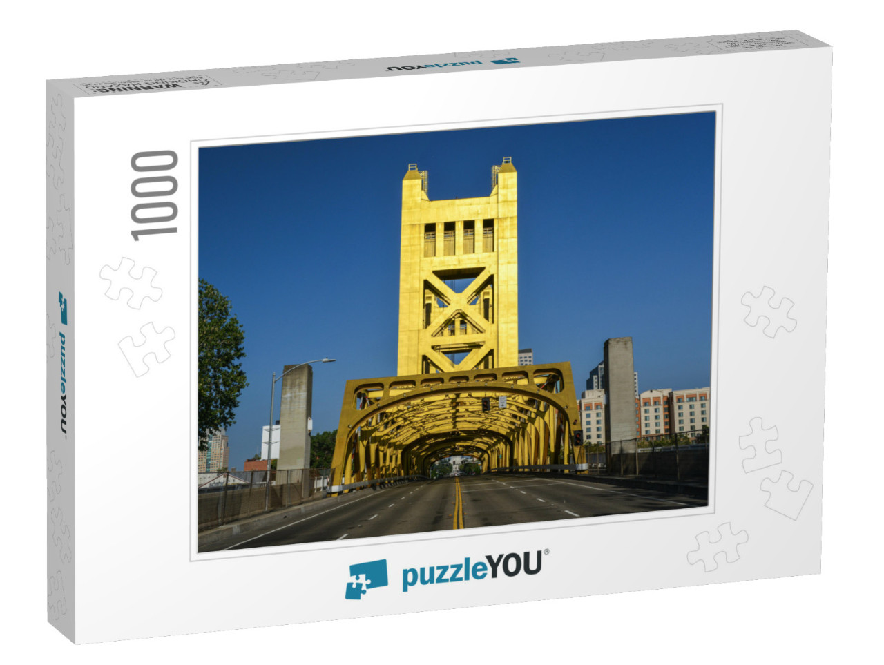 The Tower Bridge 1935 is a Vertical Lift Bridge that Cros... Jigsaw Puzzle with 1000 pieces