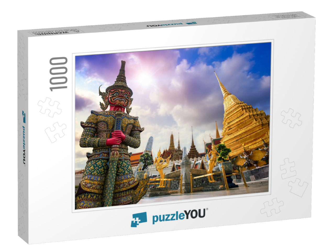 Wat Phra Kaew, Temple of the Emerald Buddha Wat Phra Kaew... Jigsaw Puzzle with 1000 pieces