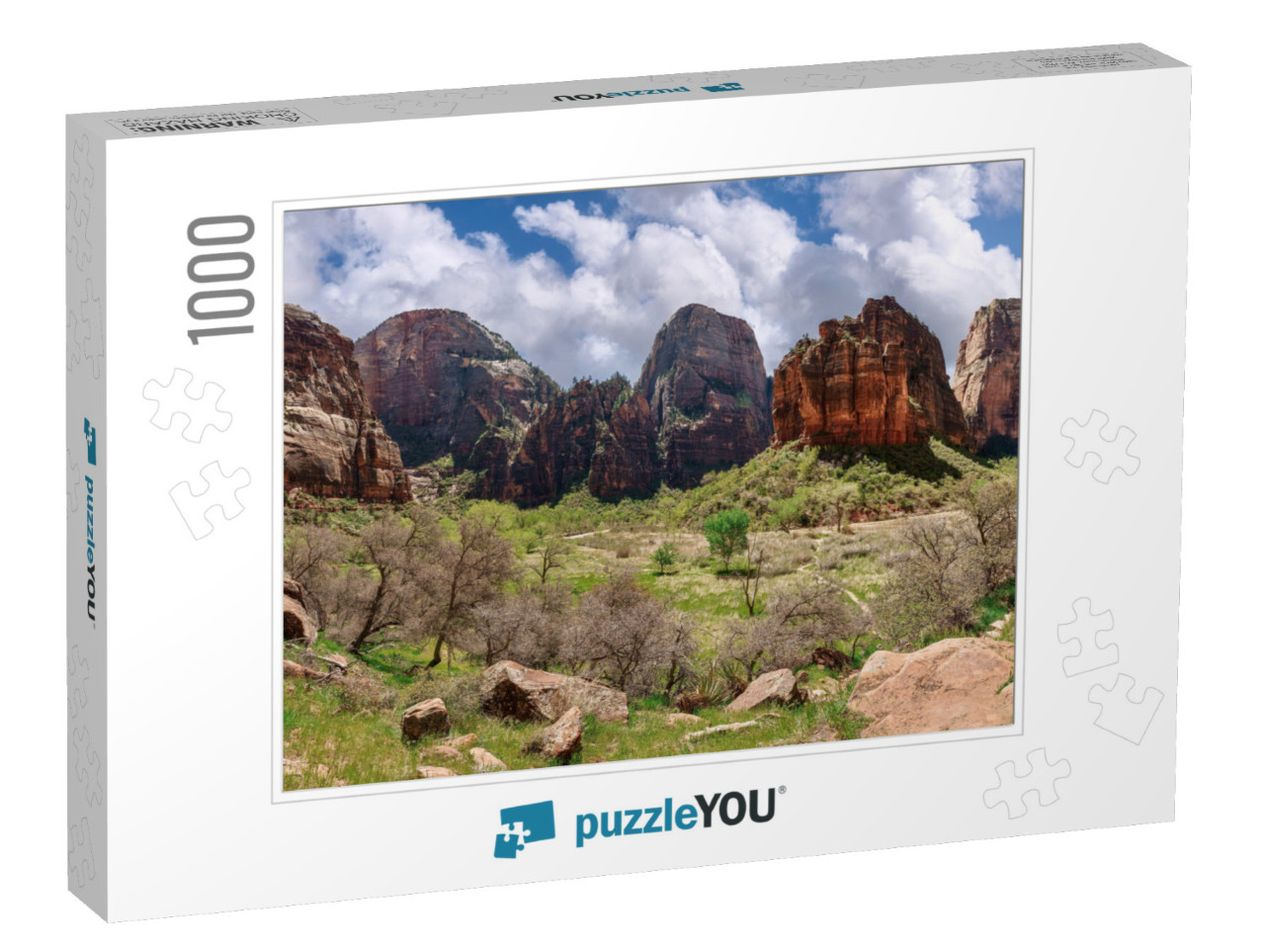 Big Bend in Zion National Park, Utah, Usa... Jigsaw Puzzle with 1000 pieces