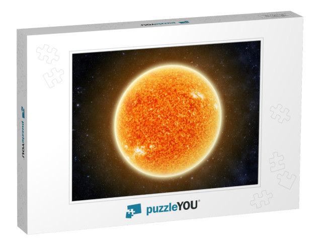 The Sun in Space - Elements of This Image Furnished by Na... Jigsaw Puzzle