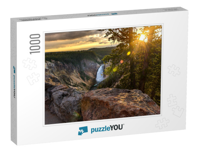 Grand Canyon of Yellowstone National Park, Landscape Phot... Jigsaw Puzzle with 1000 pieces