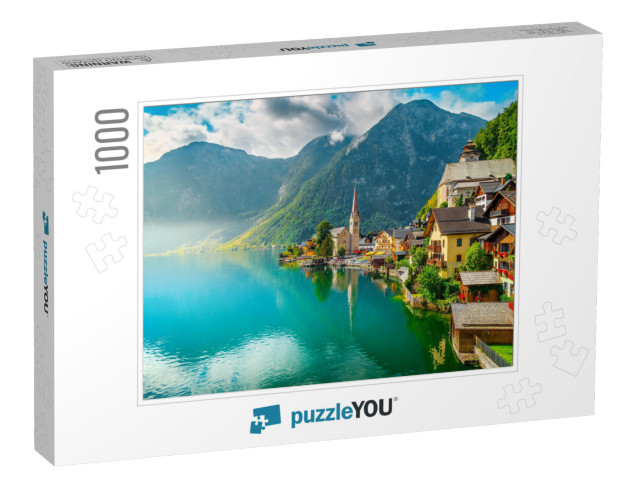 Picturesque Alpine Village Touristic Location. the Best W... Jigsaw Puzzle with 1000 pieces