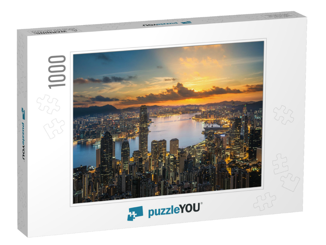 Hong Kong City... Jigsaw Puzzle with 1000 pieces