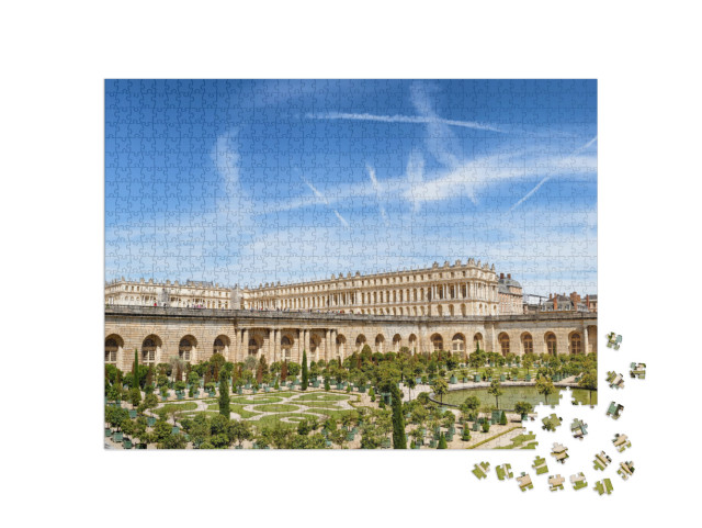 The Royal Palace in Versailles, Versailles, France... Jigsaw Puzzle with 1000 pieces