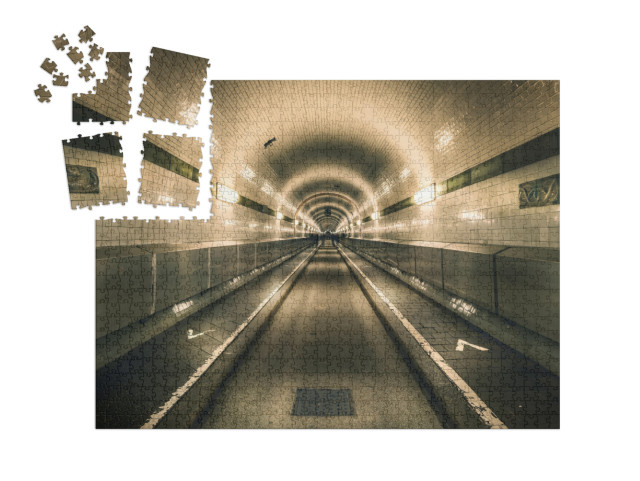 Historic Elbtunnel in Hamburg... | SMART SORTED® | Jigsaw Puzzle with 1000 pieces