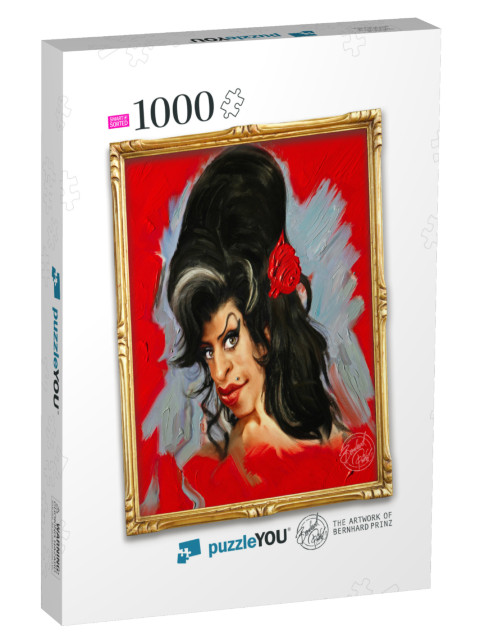 Beehive Hair Singer Portrait Jigsaw Puzzle