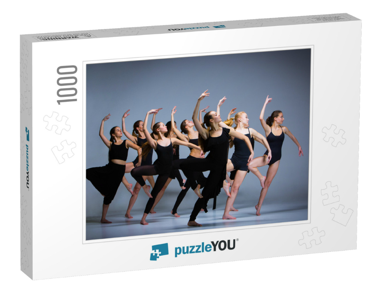 The Group of Modern Ballet Dancers... Jigsaw Puzzle with 1000 pieces