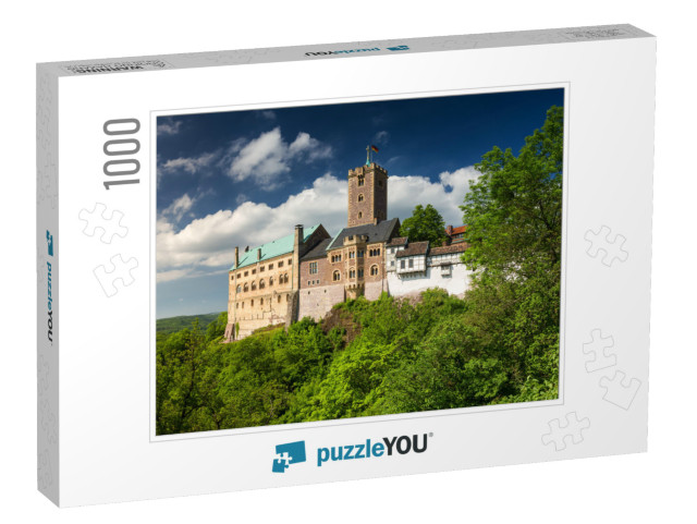 View of the Famous Wartburg - a World Heritage Site, Thur... Jigsaw Puzzle with 1000 pieces