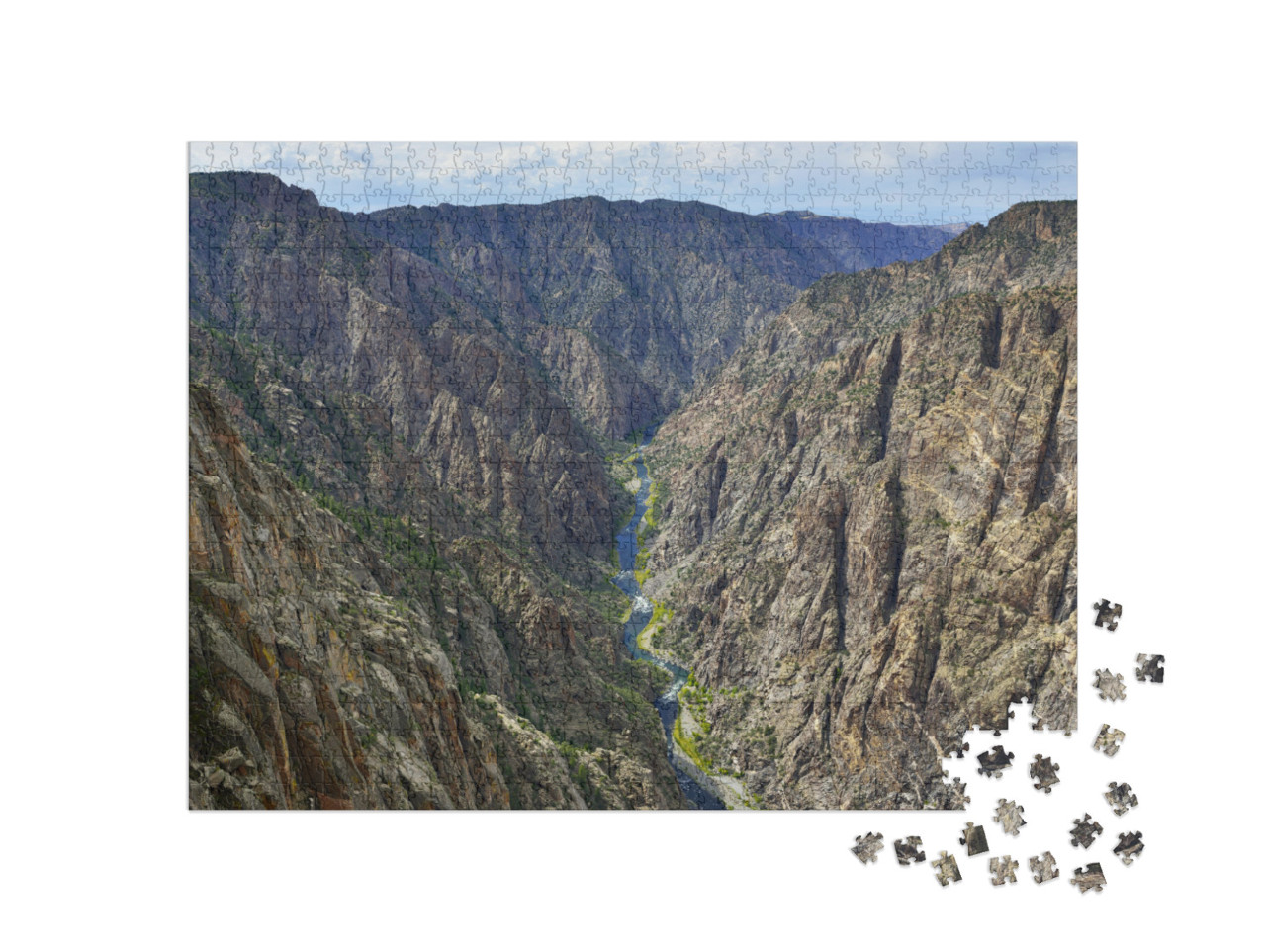 Black Canyon of the Gunnison National Park in Colorado, U... Jigsaw Puzzle with 1000 pieces