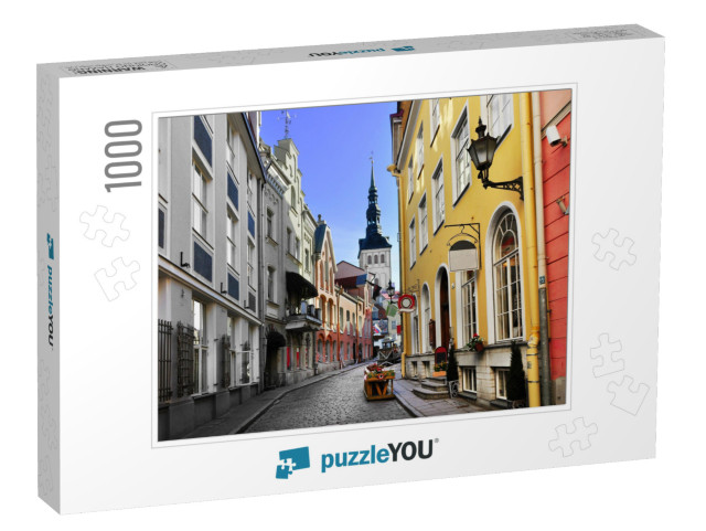 Old Town of Tallinn. Tallinn, Estonia, May 2016... Jigsaw Puzzle with 1000 pieces