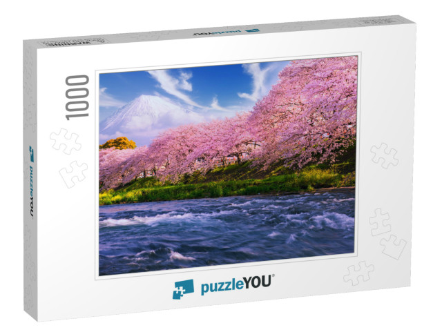 Pink Sakura Flowers, Cherry Blossoms Pink, Sakura Cherry... Jigsaw Puzzle with 1000 pieces