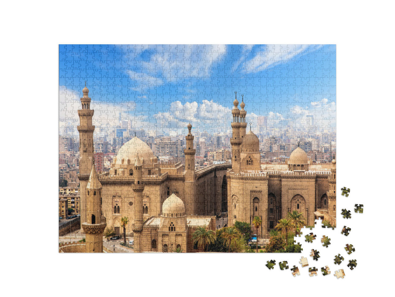 Mosque & Madrasa of Sultan Hasan in Cairo, Egypt... Jigsaw Puzzle with 1000 pieces