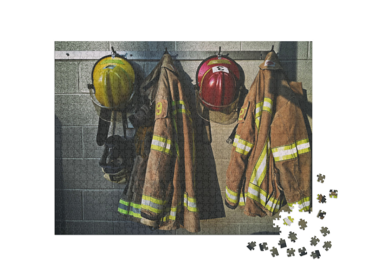 Firefighter Gear... Jigsaw Puzzle with 1000 pieces