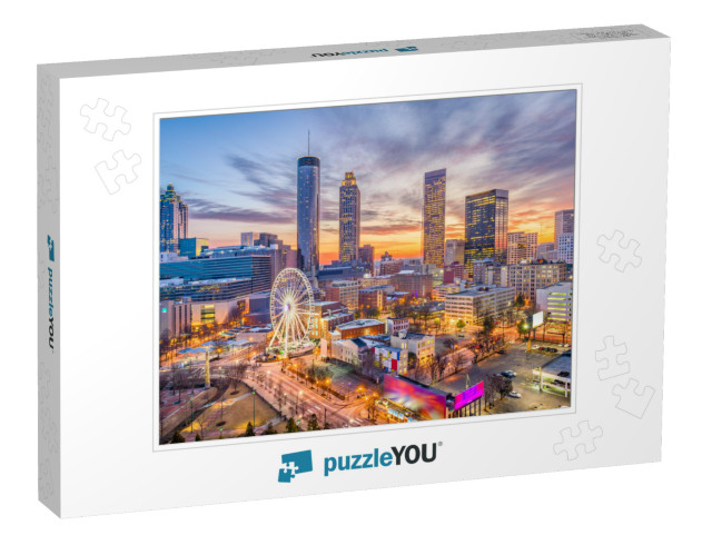 Atlanta, Georgia, USA Downtown Skyline... Jigsaw Puzzle