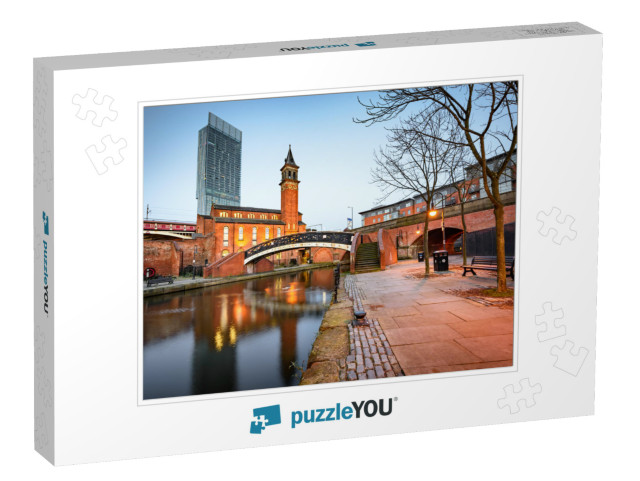 Water Way Canal Area in Manchester, North West England... Jigsaw Puzzle