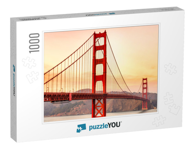 Golden Gate Bridge in San Francisco, California, Usa... Jigsaw Puzzle with 1000 pieces