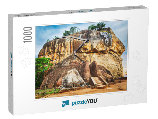 World Heritage Site Sgiriya or Lion Rock. Panorama... Jigsaw Puzzle with 1000 pieces