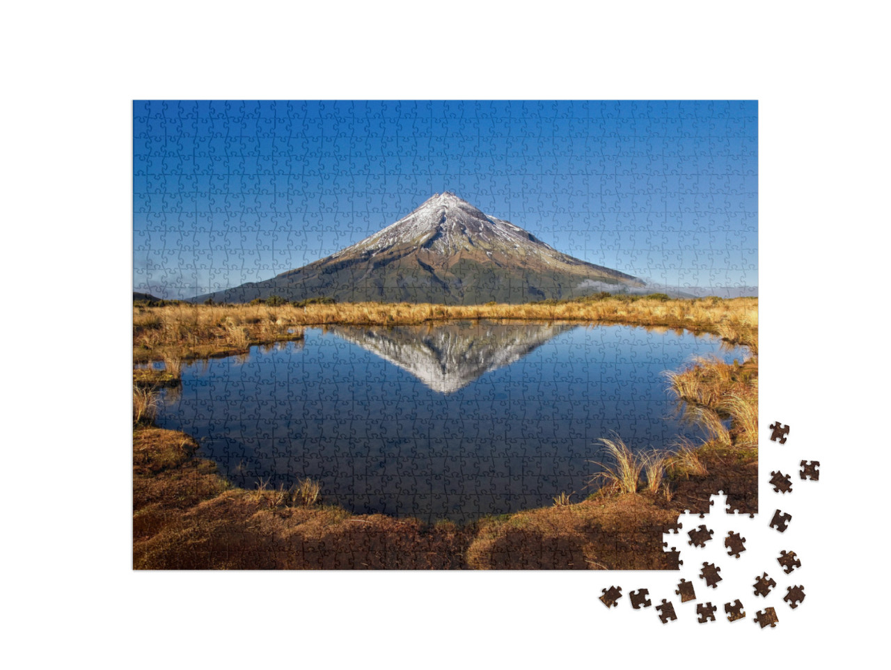 Mt. Taranaki... Jigsaw Puzzle with 1000 pieces