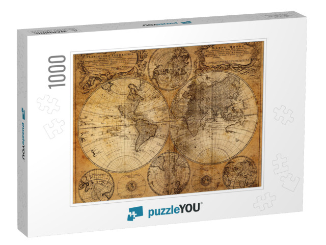 Old Map1746... Jigsaw Puzzle with 1000 pieces