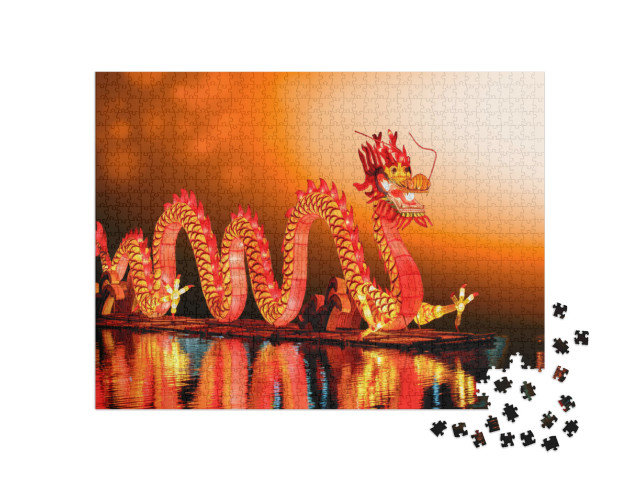 Dragon Chinese New Year... Jigsaw Puzzle with 1000 pieces