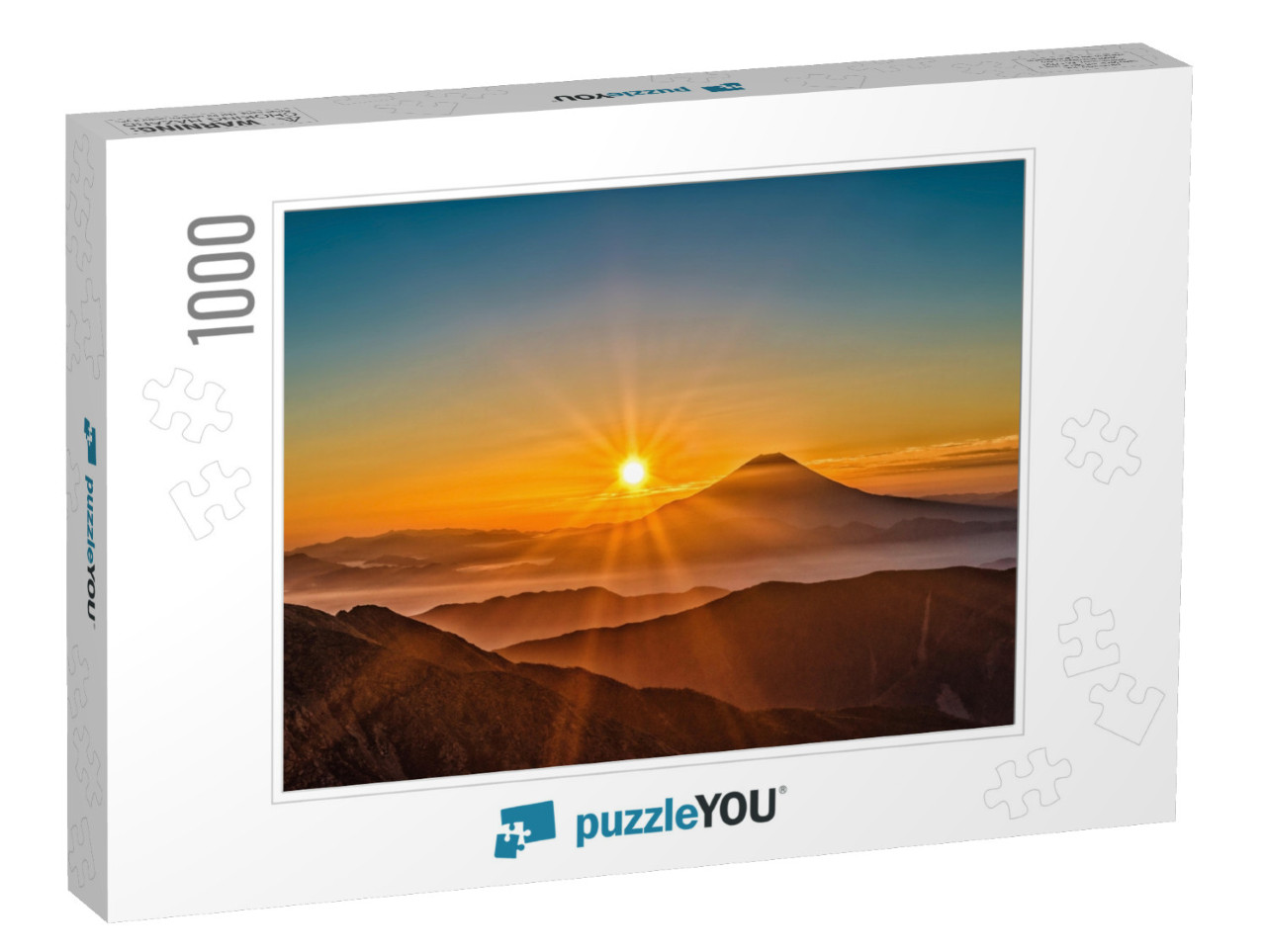 Sunrise Over Mount Fuji in Japan... Jigsaw Puzzle with 1000 pieces