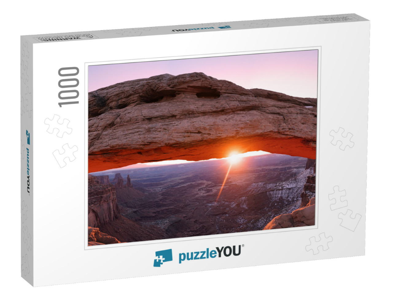 Sunrise At Mesa Arch of Canyonlands National Park, Utah U... Jigsaw Puzzle with 1000 pieces